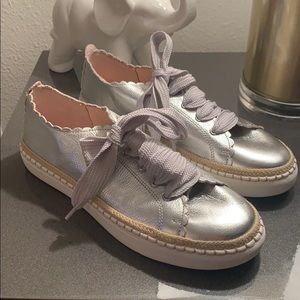 Kate Spade Leather Lena Sneakers Size 8.5